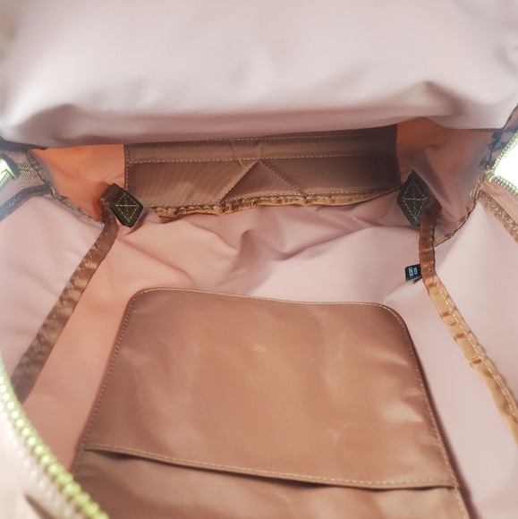 Frye Nylon Large Ivy Zip Backpack Dusty Rose - Picture 8 of 11
